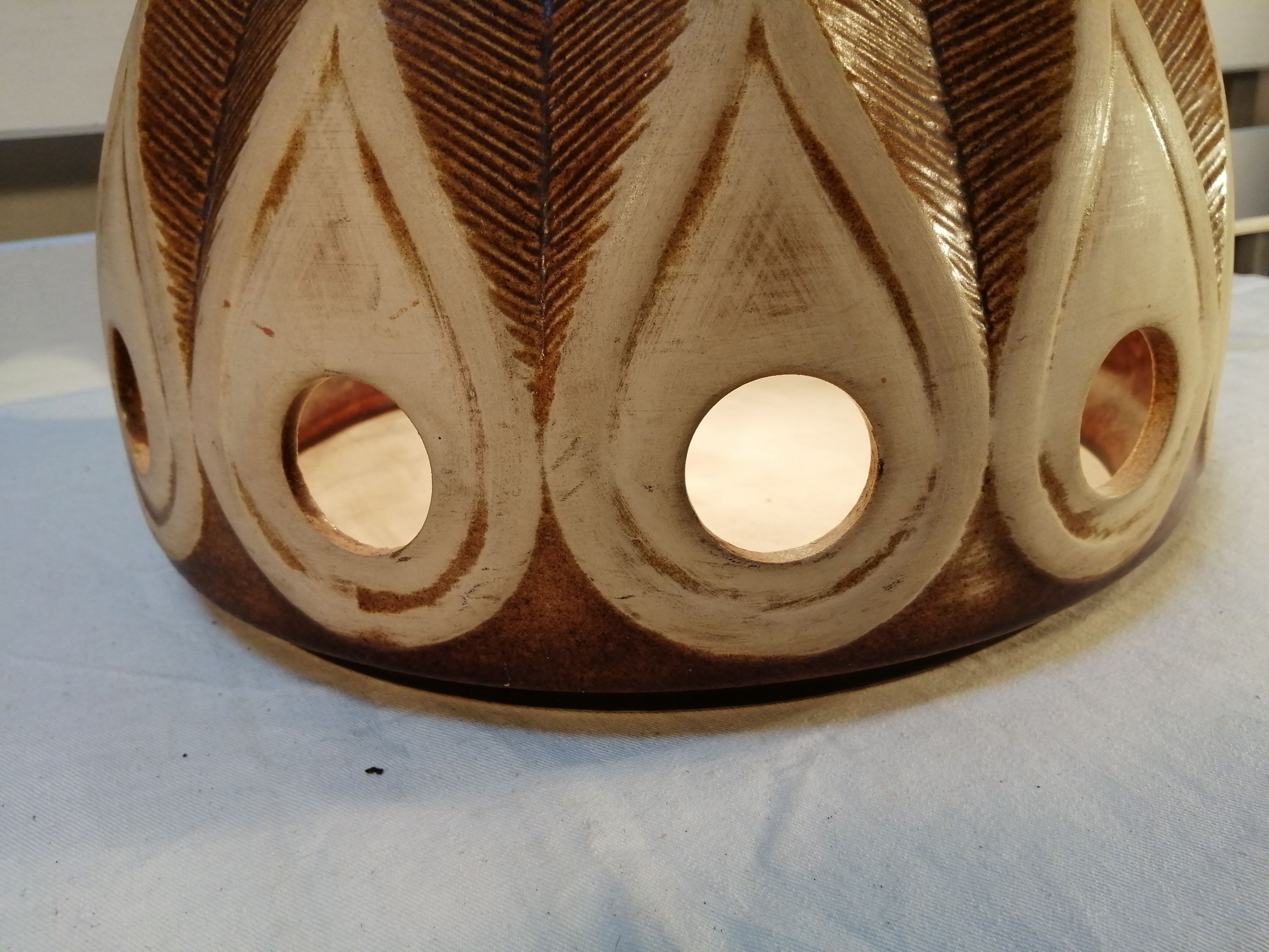Vintage XXL ceramic table lamp