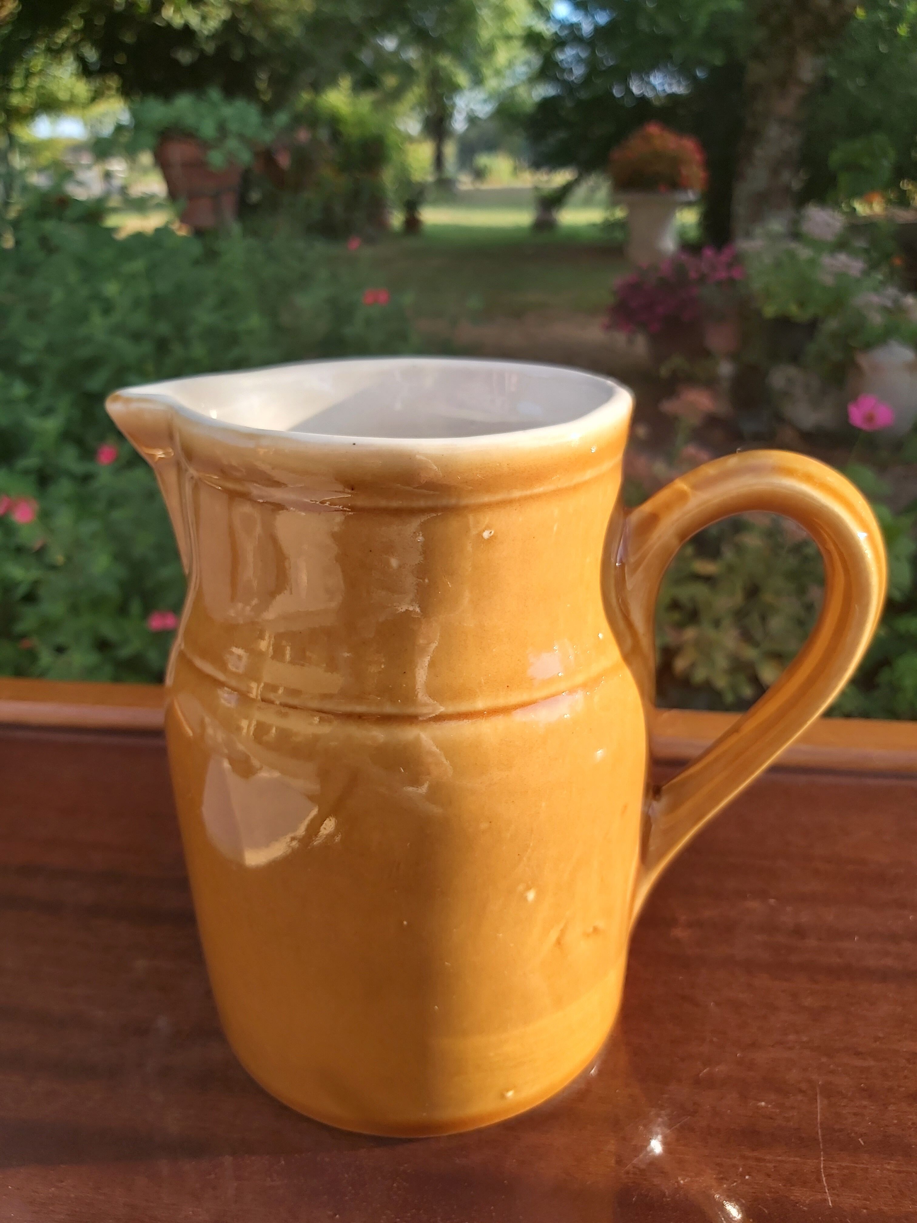 Pitcher glazed stoneware Digoin
