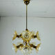 Glass flowers chandelier, 1970