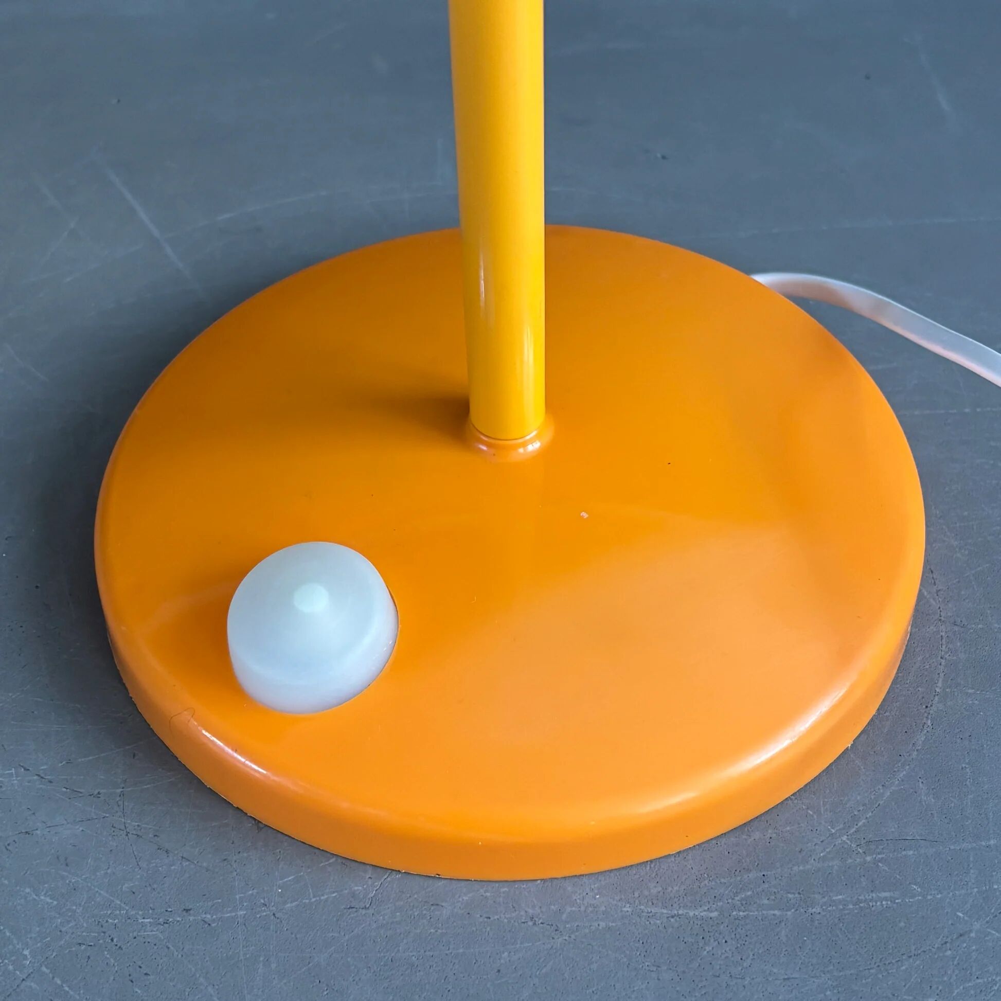 IKEA Skojig orange lamp, by designer Henrik Preutz.