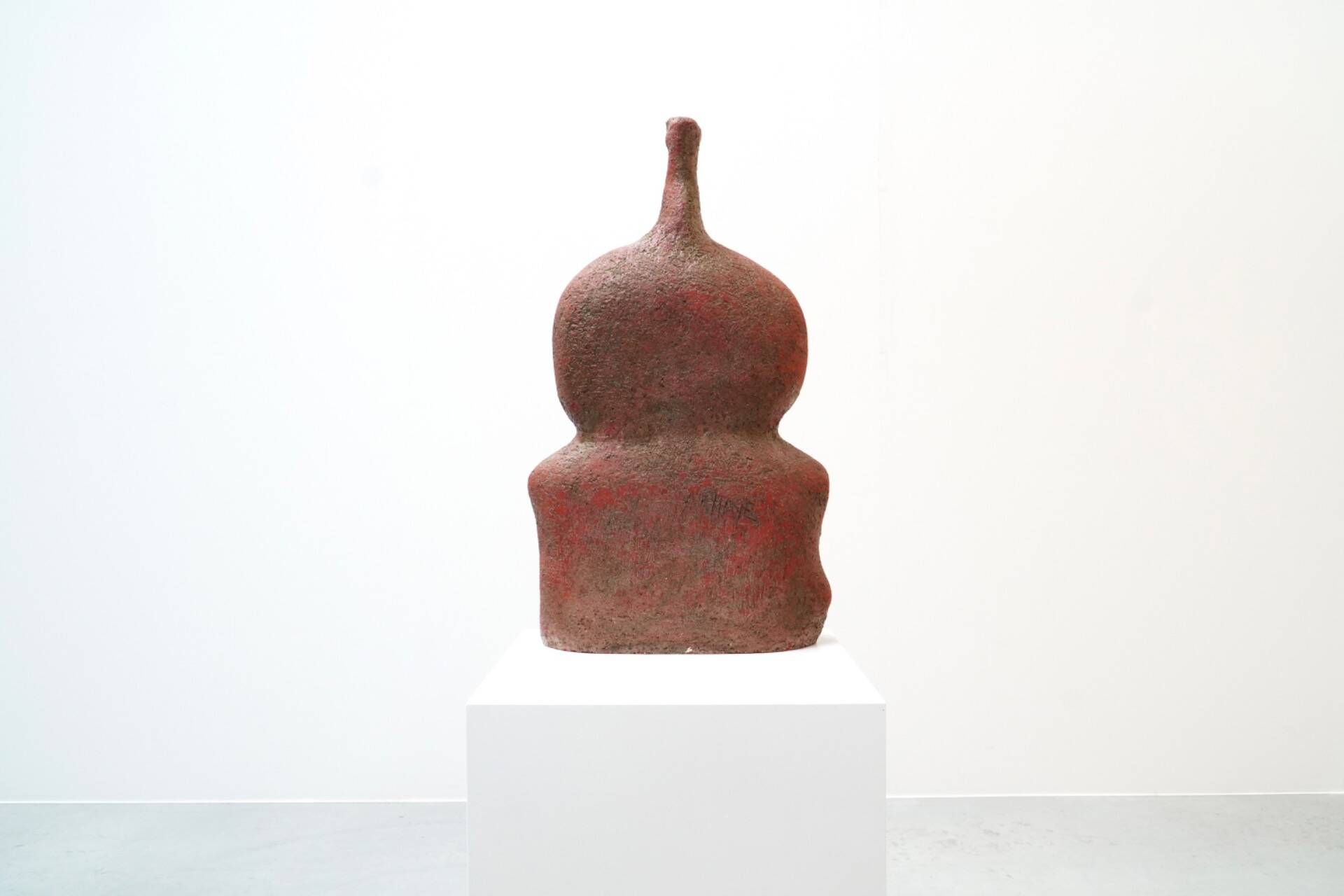 Yves Rhayé, XL Biomorphic Terracotta Sculpture