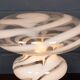 Vintage 20thc italian hand blown glass table lamp, murano c.1970