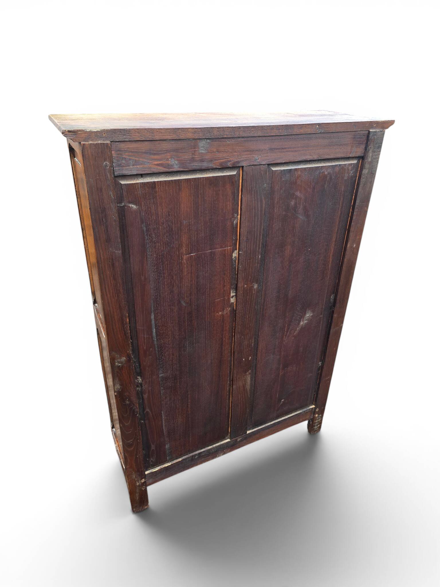 Antique library in patinated oak in Louis XV style
