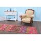 1970s Turkish Hand-Knotted Wool Cotton Pink Runner 79x371
