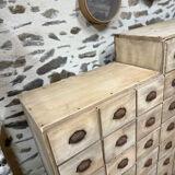 Magnificent wooden workshop cabinet.