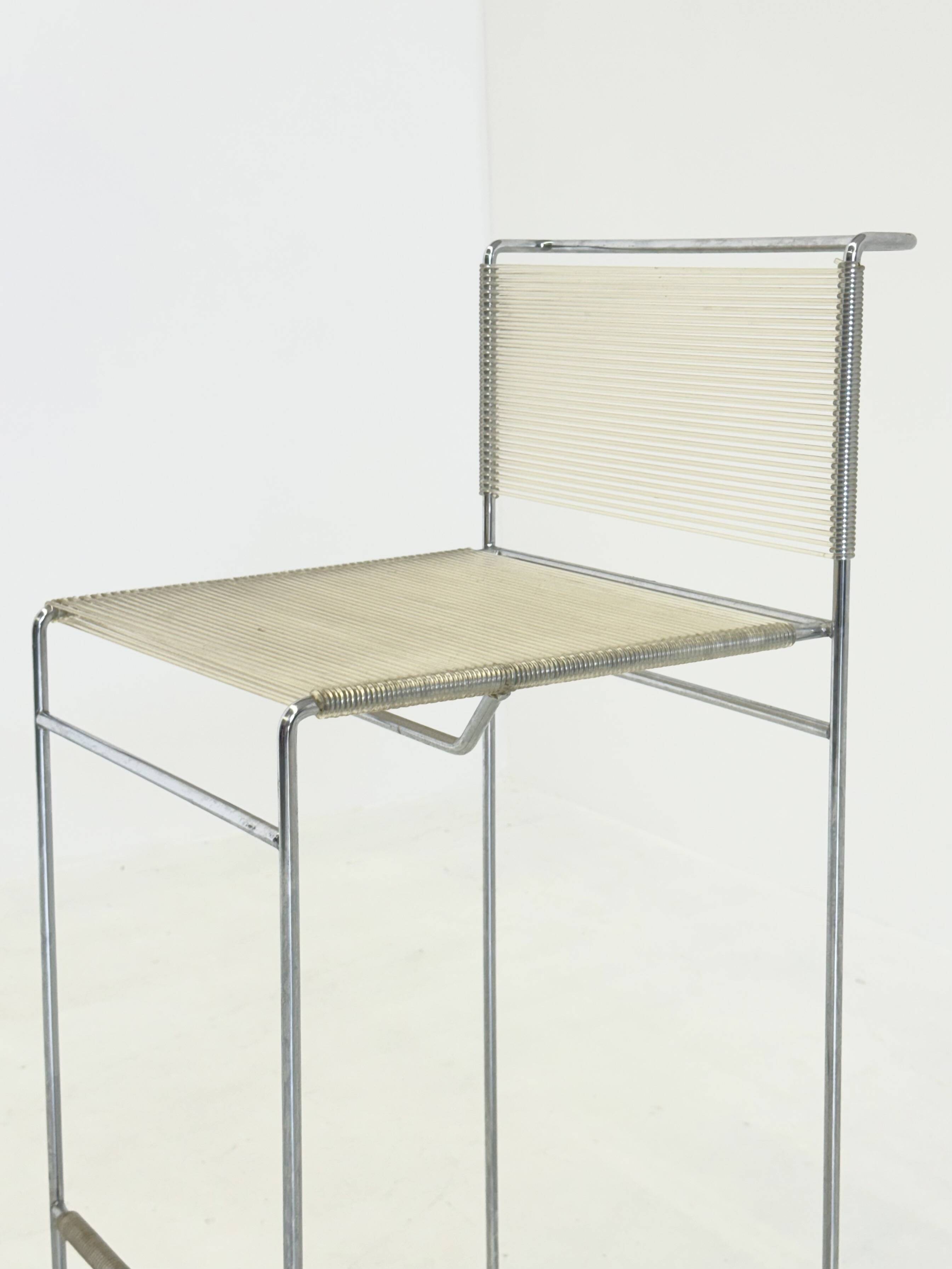 Italian design Flyline bar stool by Giandomenico Belotti