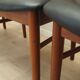 Set of four teak chairs, Danish design, 1960s, manufacture: Bruno Hansen, d