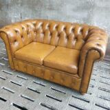 Old Chesterfield sofa 2 seater 140 cm