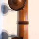 Coat rack "bamboo" with 4 old hooks.