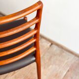 Ensemble de 6 chaises modèle 82 en teck par Niels O. Møller, Danemark