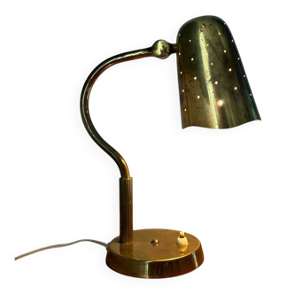 Swedish Brass Table Lamp from 1940s