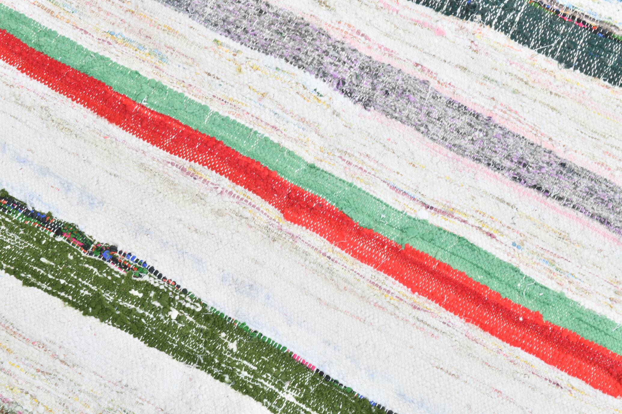 5x8 Colorful Striped Vintage Kilim Rug, 149x238Cm