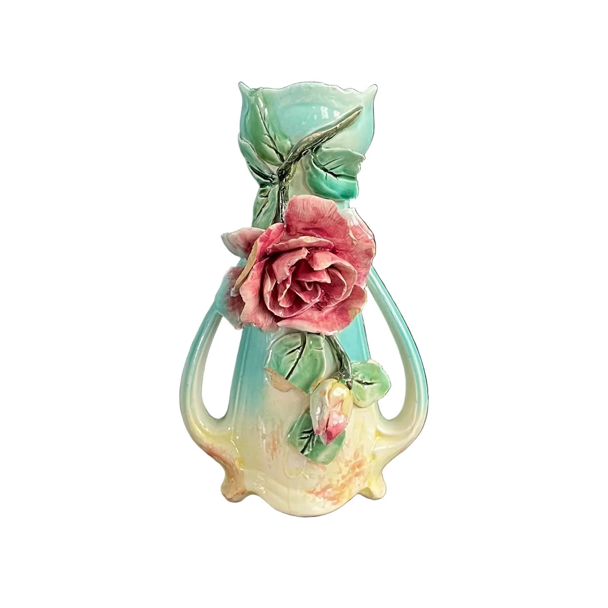 Hyacinth vase in slipware - Ref 1157