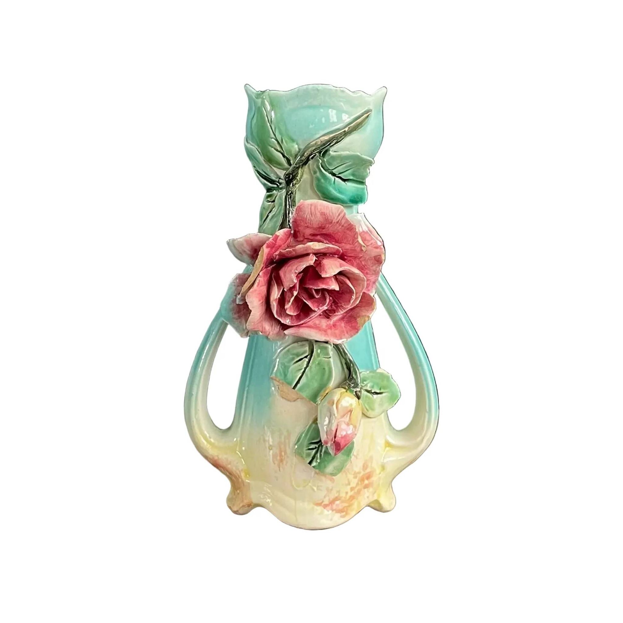 Hyacinth vase in slipware - Ref 1157
