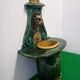Glazed terracotta fountain from Vietri di Salerno, Italy, 1990s.