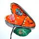 Table lamp Kitsch VALLAURIS Aquarium fish in a mold - Table lamp Shell