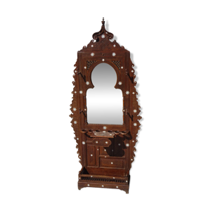 Porte-manteau en bois - damas