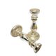 Pair of Candle Holders, Amalgam Glass
