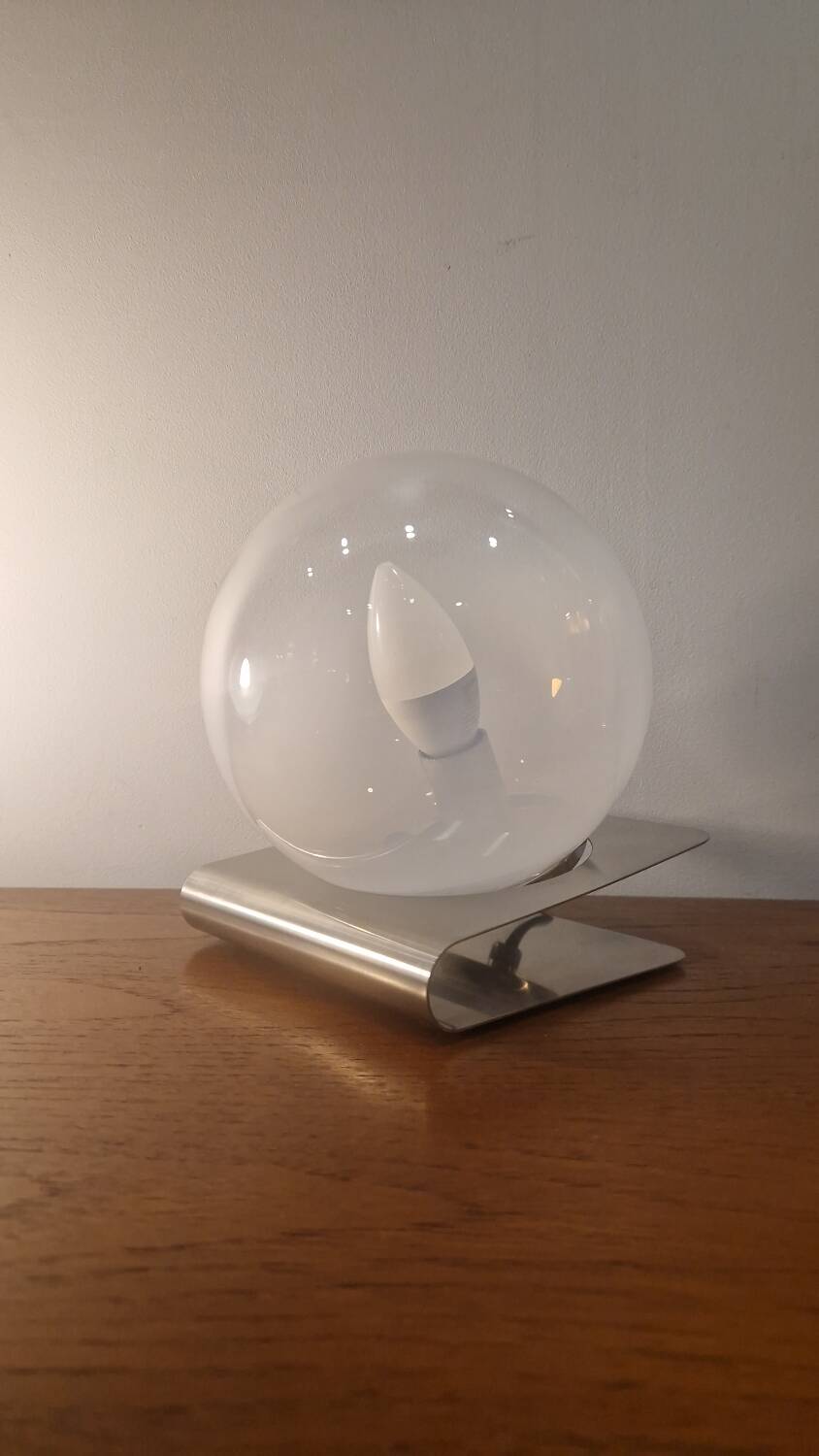 Pair of space age design lamps 70, murano