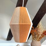 Woven cotton thread lamp