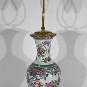 Porcelain lamp of china and brass – early twentieth century