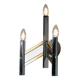 Sciolari Chrome and Brass-plated Wall Lamp, 1970s