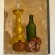Oil on canvas "still life" 1973