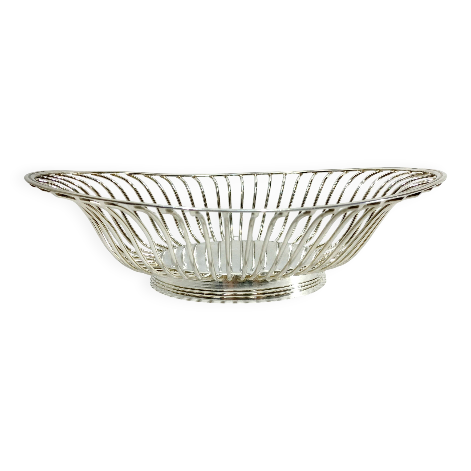 SILVER METAL BANQUETTE CHRISTOFLE GALLIA COLLECTION