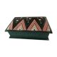 Boîte coffret motifs géométriques Vintage