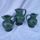 3 antique wine jugs