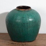 Antique turquoise green vase (circa 1820) #32