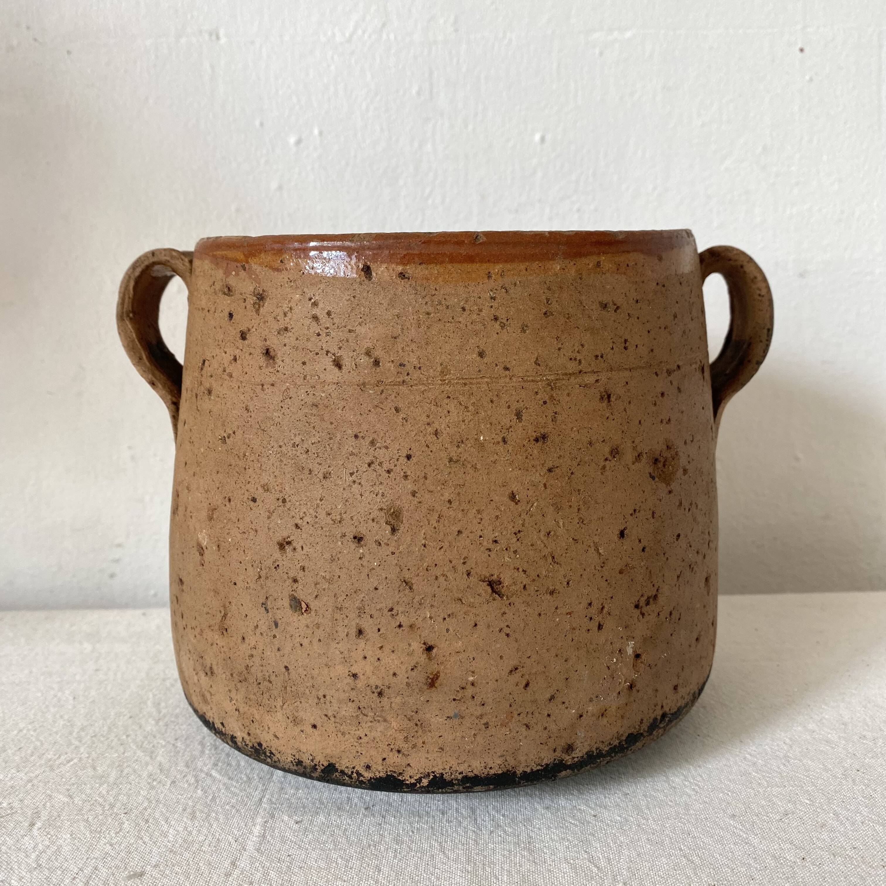 Old terracotta pot