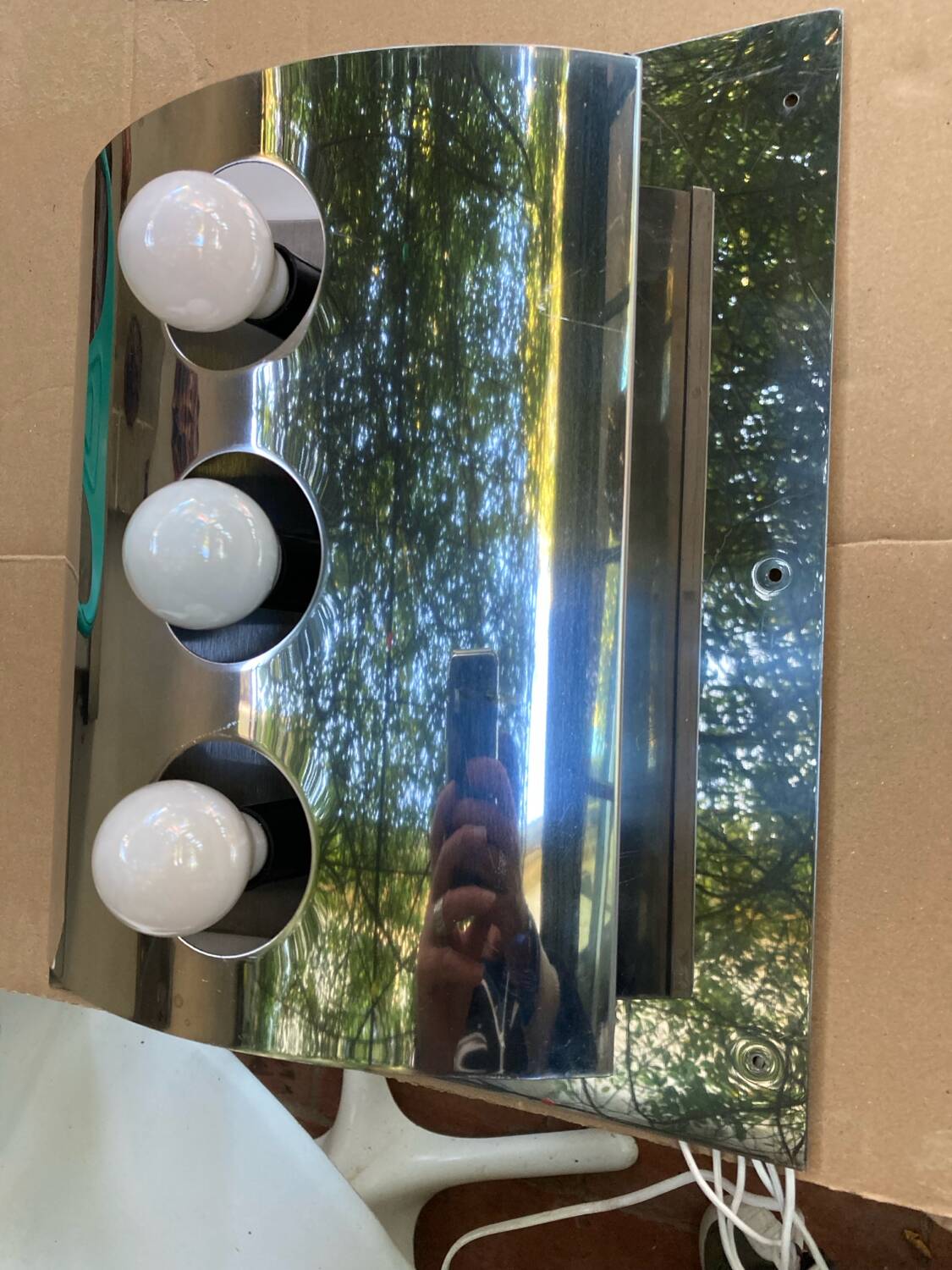 Pair of vintage 70'S Goffredo Reggiani wall lights