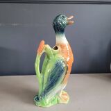 Carafe barbotine canard St Clément  - Pichet Saint-Clement