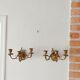 Paire d'appliques en bronze doré