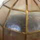 Mother-of-pearl and brass lampshade