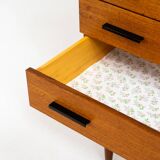 Teak chest of drawers by V-form (Belgium, 1960s).