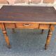 Table de ferme vintage sapin 1900