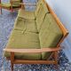 Ensemble de salon : canpé et 2 fauteuils style boomerang 1950