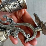 Bougeoir deux bras en metal