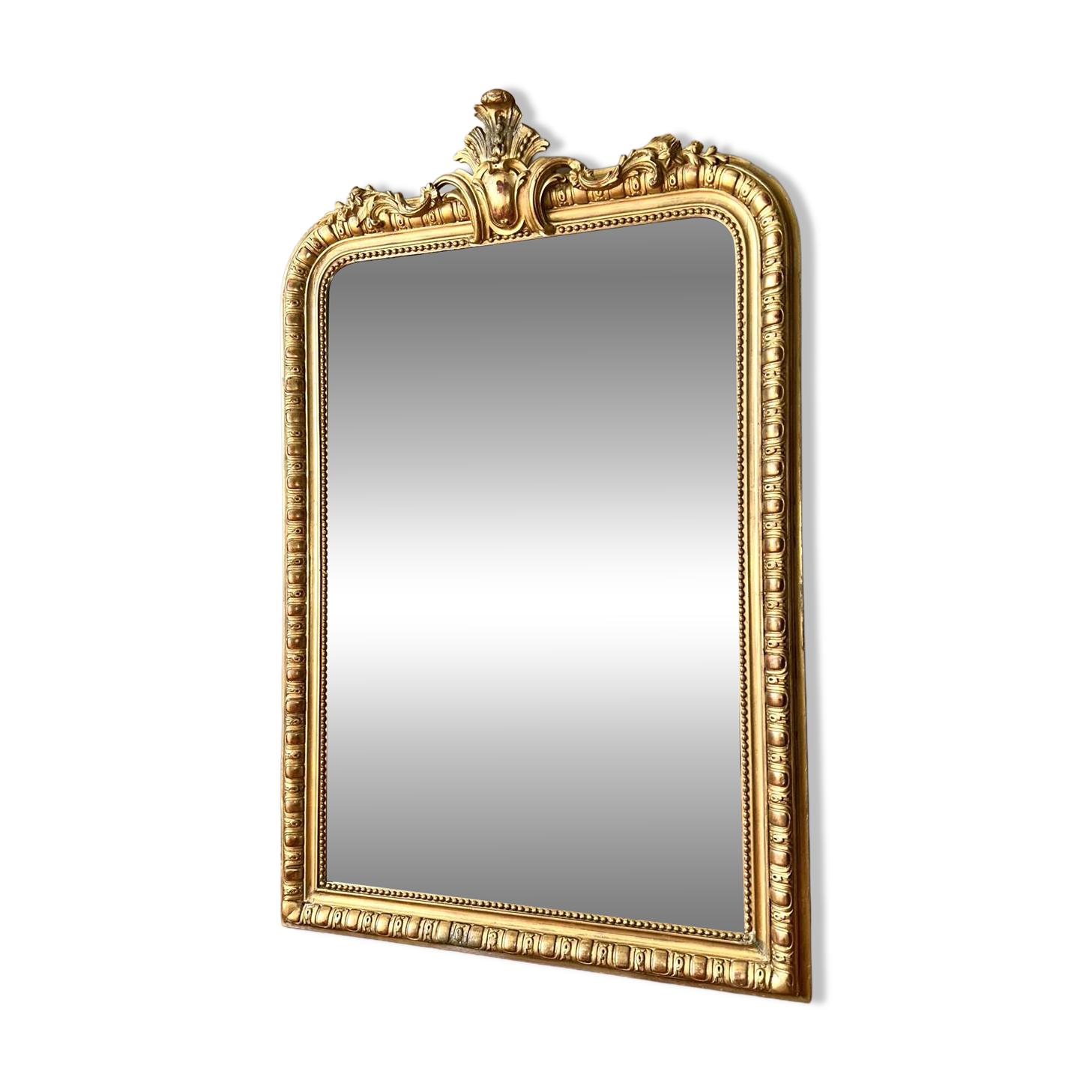 Louis-Philippe antique gilded mirror 19th century