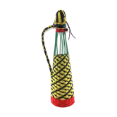 Bouteille scoubidou jaune