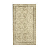 Tapis beige turc noué à la main 172 cm x 305 cm