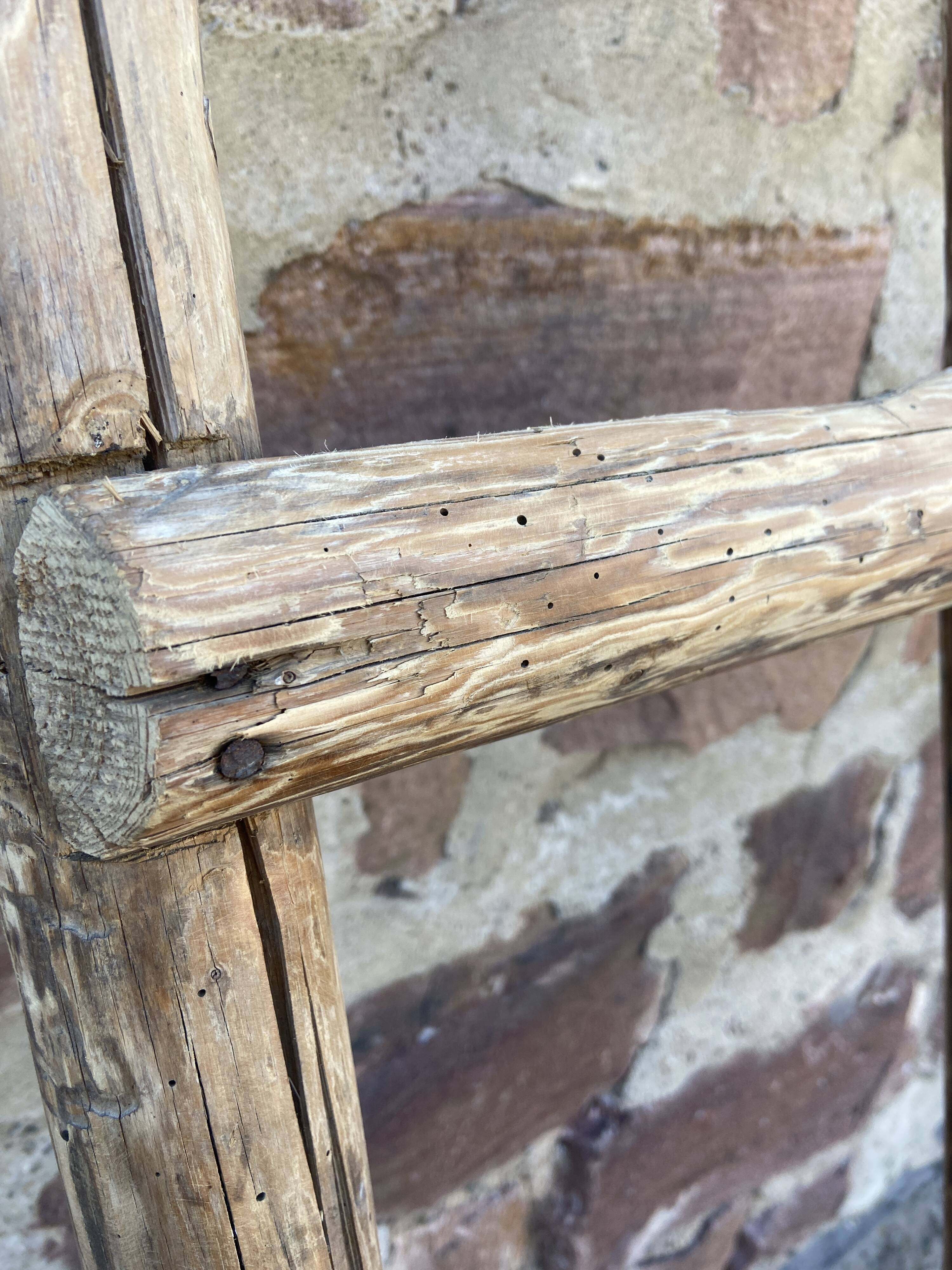 Échelle porte serviettes vintage 1900s