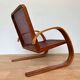 Fauteuil très rare de Miroslav Navrátil pour Zdeněk Plesník - années 1940
