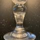 Lot de 6 flûtes en verre bullé