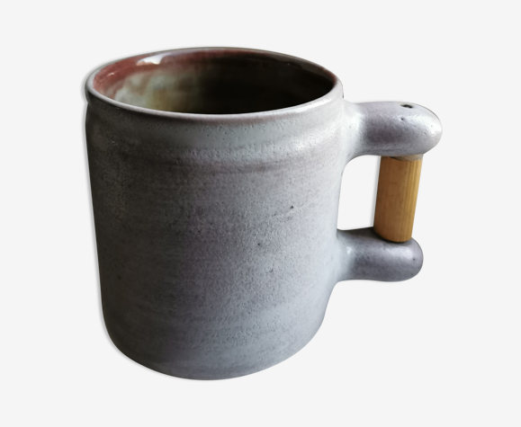 Mug en céramique circa 1960 signé Cloutier