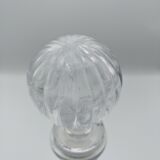 Round italian glass carafe