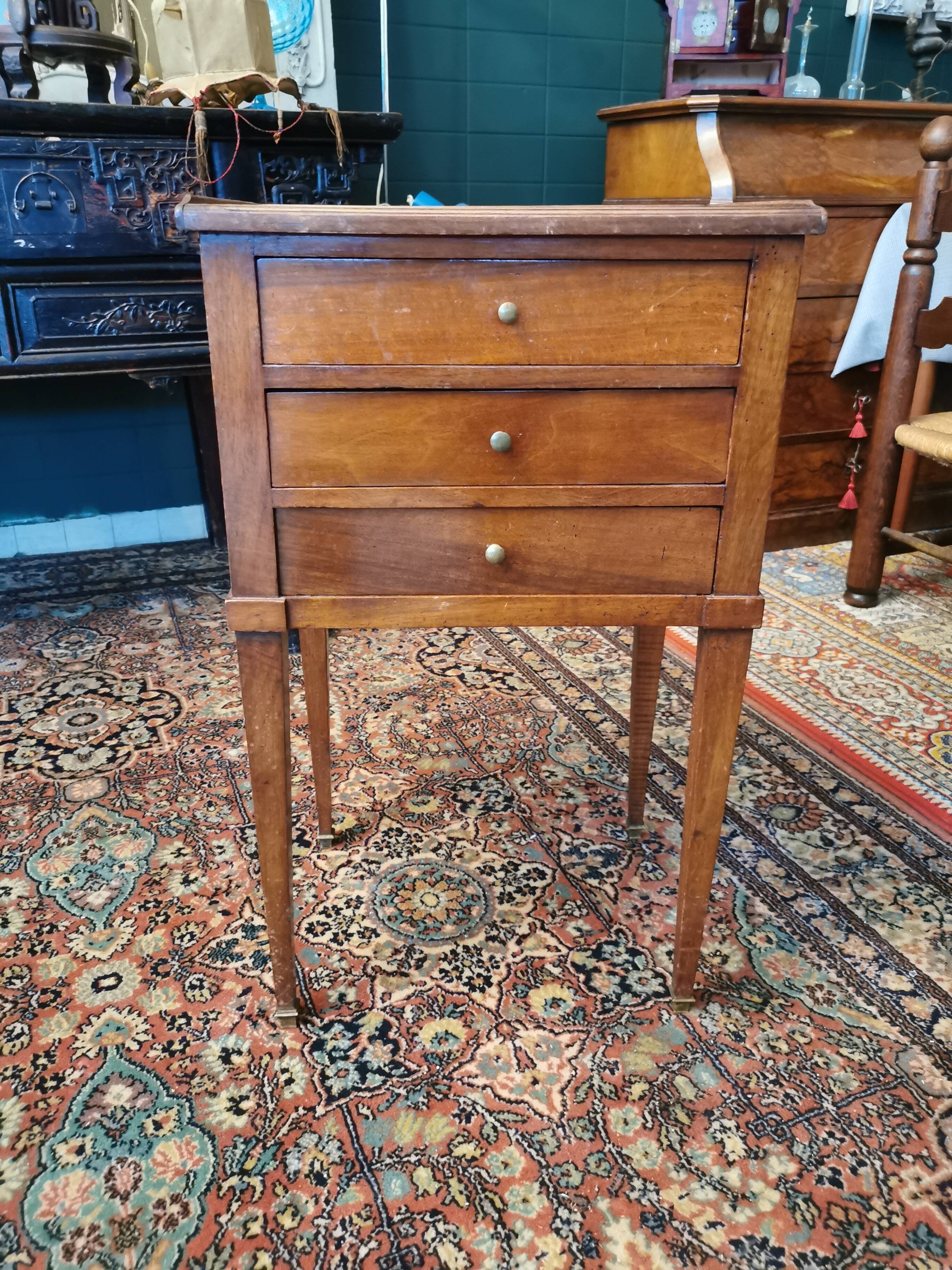 Bedside table, Louis XV style side tray