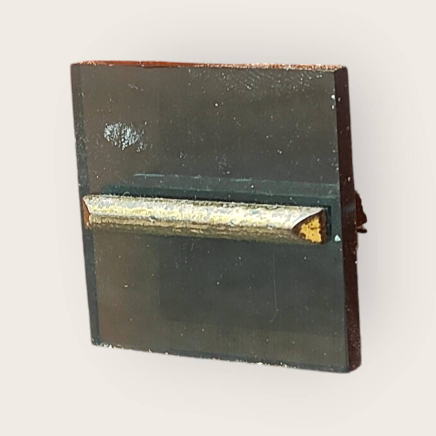 Teak veneer sideboard, mid-20th century